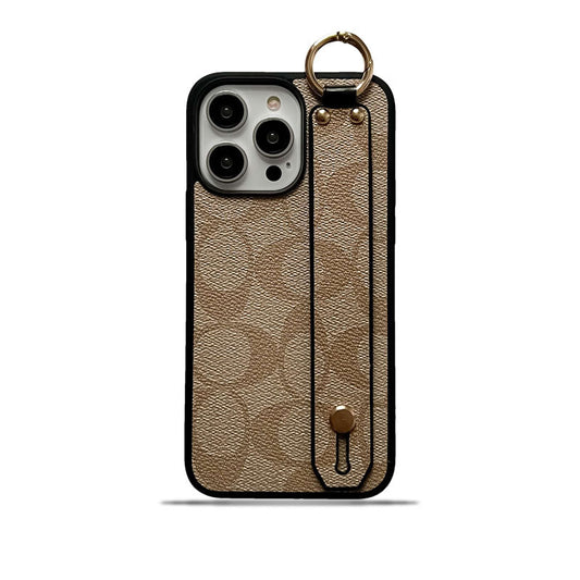 Coach iPhone-Hülle mit Halterung, Kaffee-SW240330