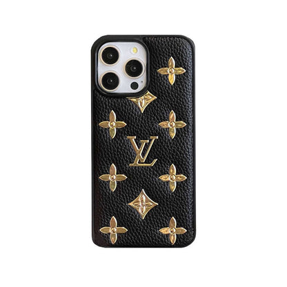 Custodia monogramma iPhone bianca-FGS231224