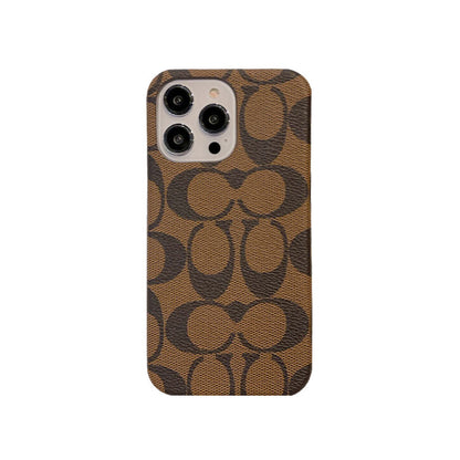 Classic Coach iPhone Case Coffee -JDK241426