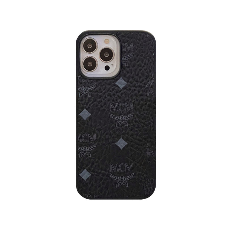 Custodia per iPhone MCM nera-MCK240603 