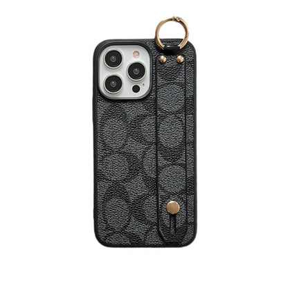 Custodia per iPhone Coach con supporto Coffee-SW240330 