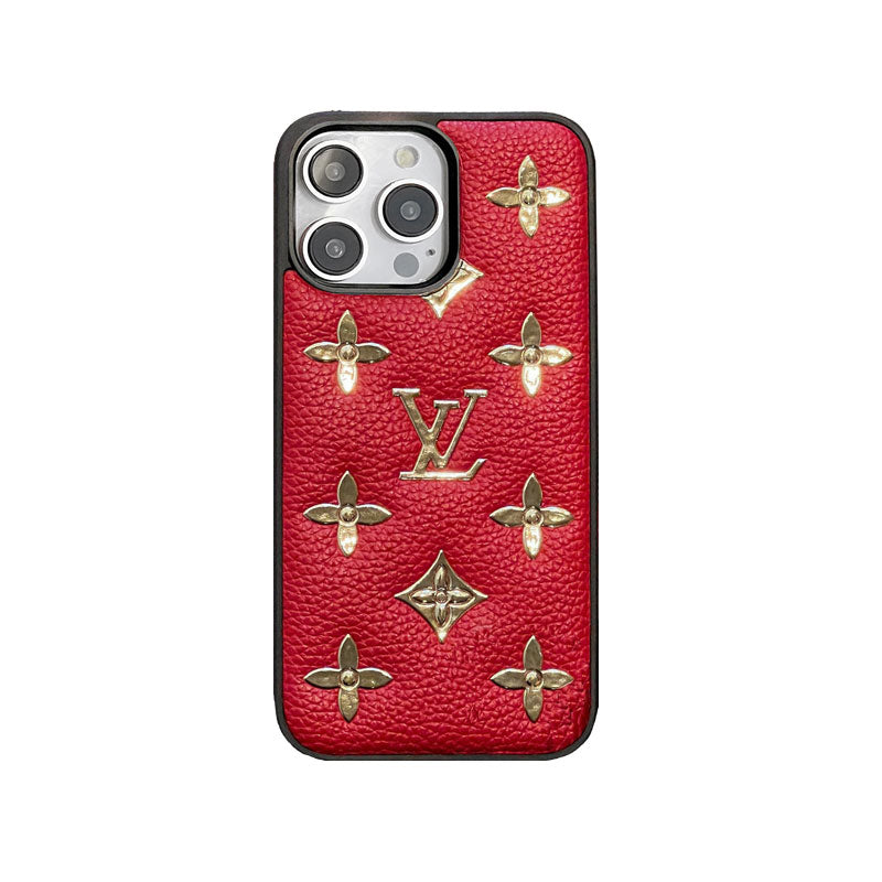 Custodia monogramma iPhone bianca-FGS231224