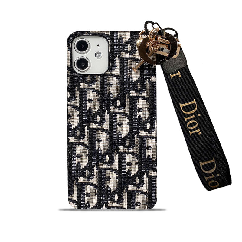 D iPhone Case With Strap Black-GS240315