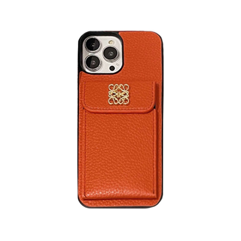 Loewe iPhone Hülle mit Kartenhalter Black-QBK240603