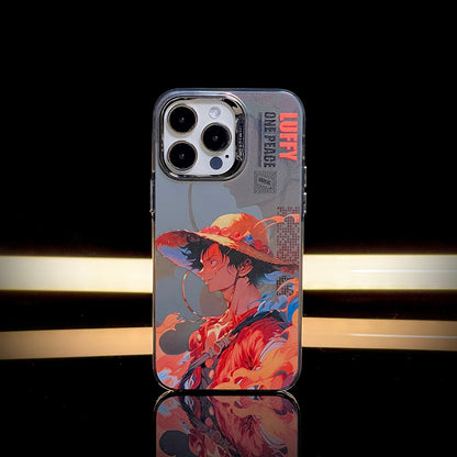 Custodia per iPhone Zoro e Luffy 