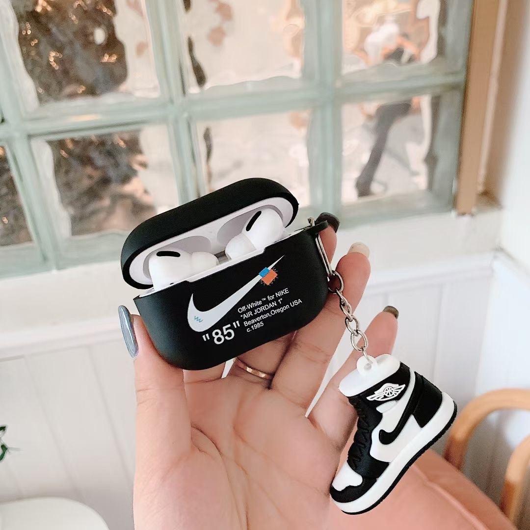 Off W Air Jr mit 3D Sneaker - AirPods Fall 1/2/3 Pro