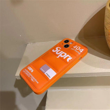 Sup Orange Down Jacke iPhone Hülle