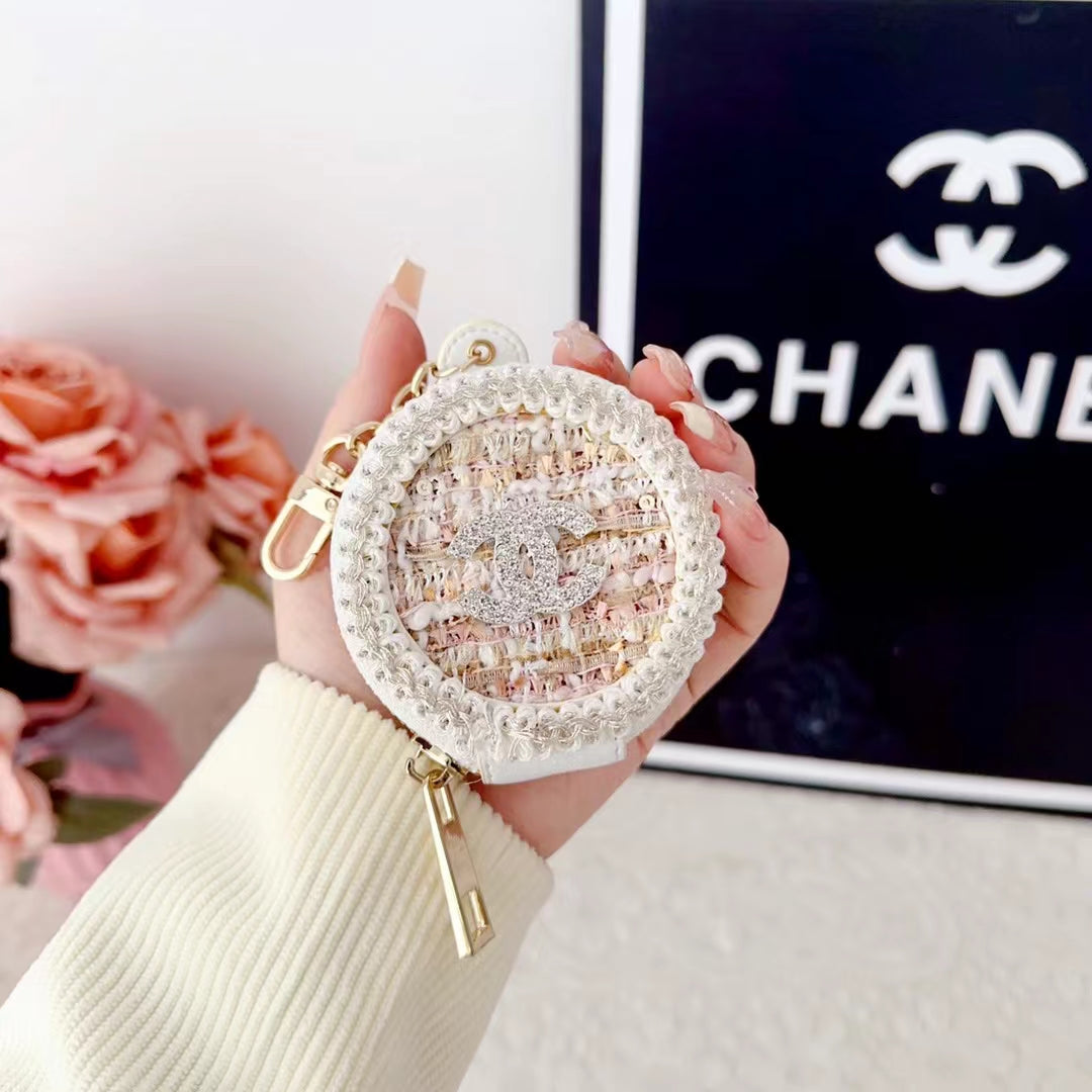 LUXURY CHANEL Airpods Case With Mirror