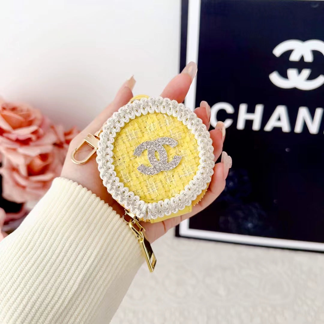 Luxus Chanel Airpods Fall mit Spiegel