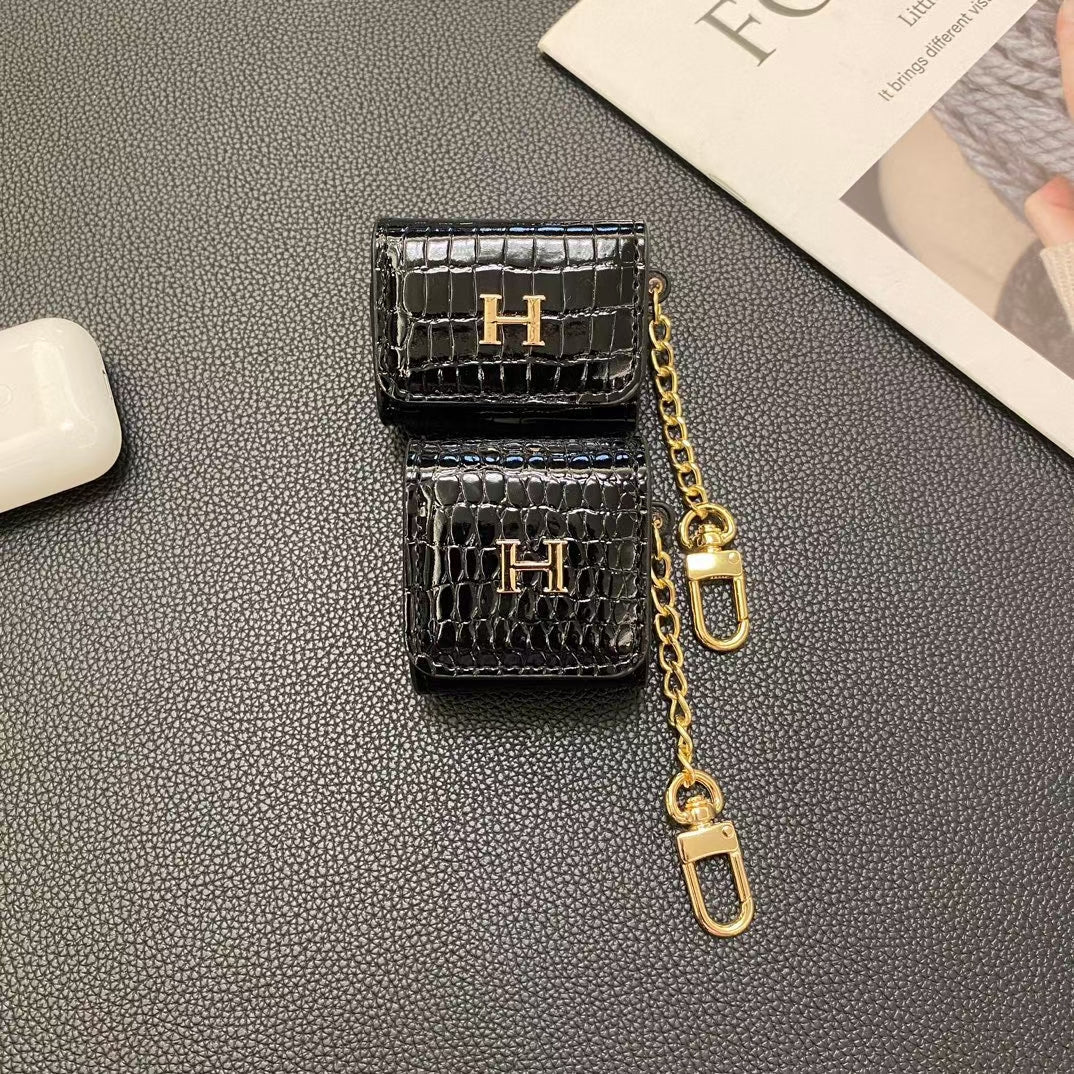 HH Designer AirPods Case: Elegant Fashion Accessory