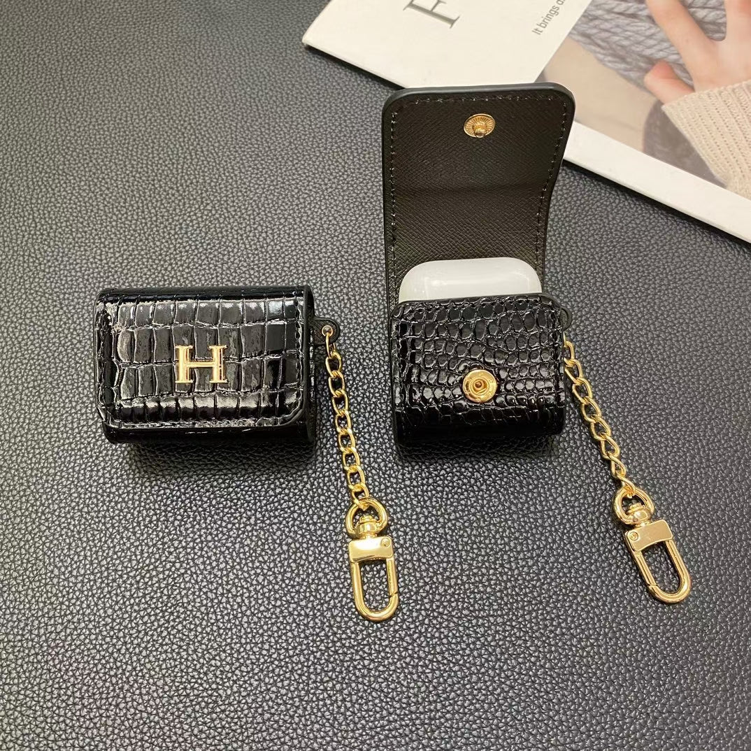 HH Designer AirPods Case: Elegant Fashion Accessory