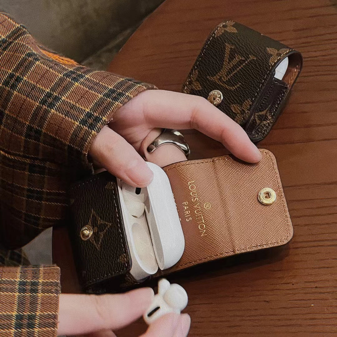 LV -Monogramm Damier Luxuskoffer für AirPods