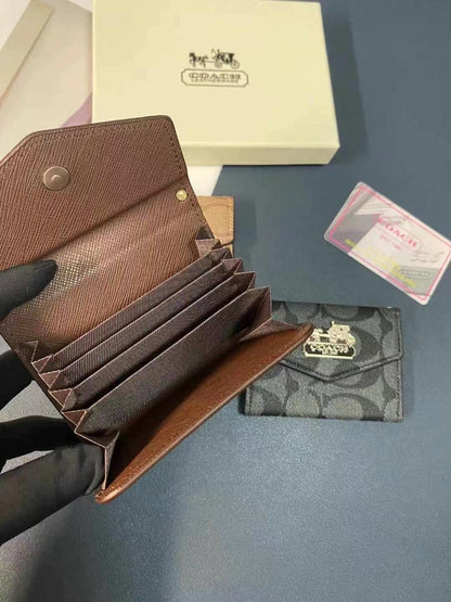 Sophisticated CO Wallet and Card Holder Duo