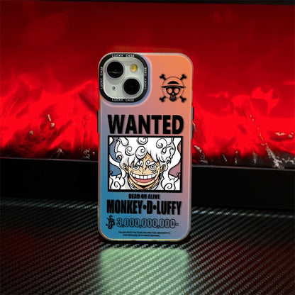 Luffy Wanted iPhone Case