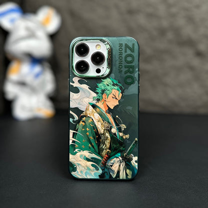 Custodia per iPhone Luffy e Zoro 