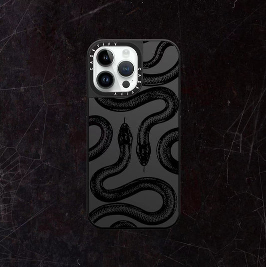 CUSTODIA PER IPHONE KINGSNAKE NERO