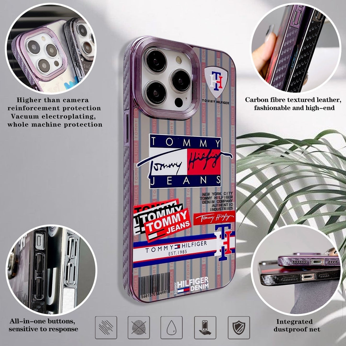 Custodia per iPhone TOMMY A33 A34