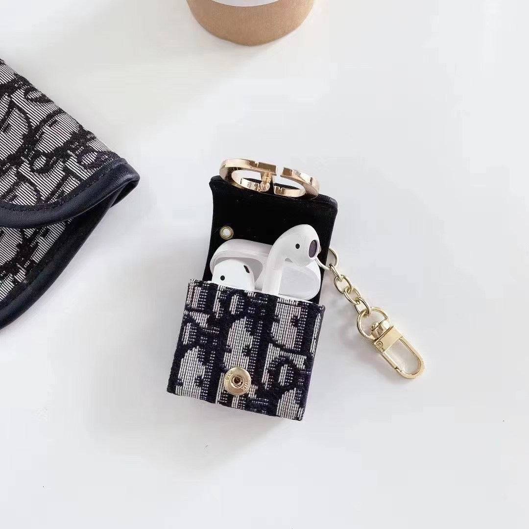 Custodia per AirPods di lusso iconica CD - Accessorio alla moda 