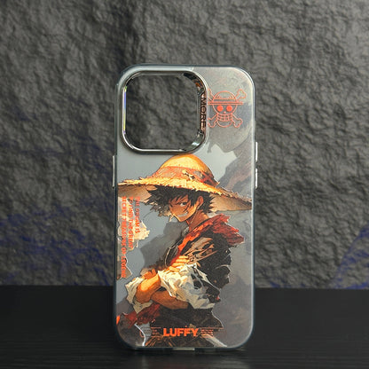 Custodia per iPhone Zoro e Luffy 