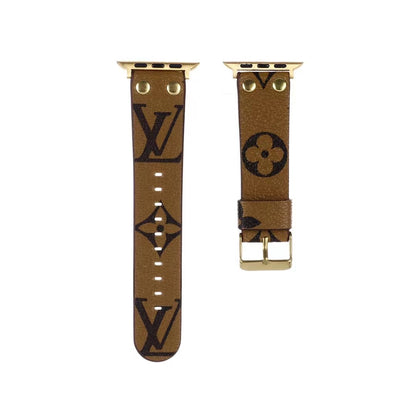 LV & GG Strap for Apple Watch Band