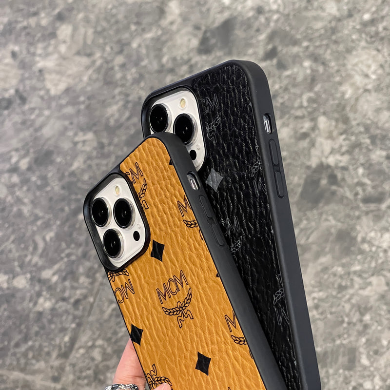 MCM iPhone Case Yellow-Mck240603