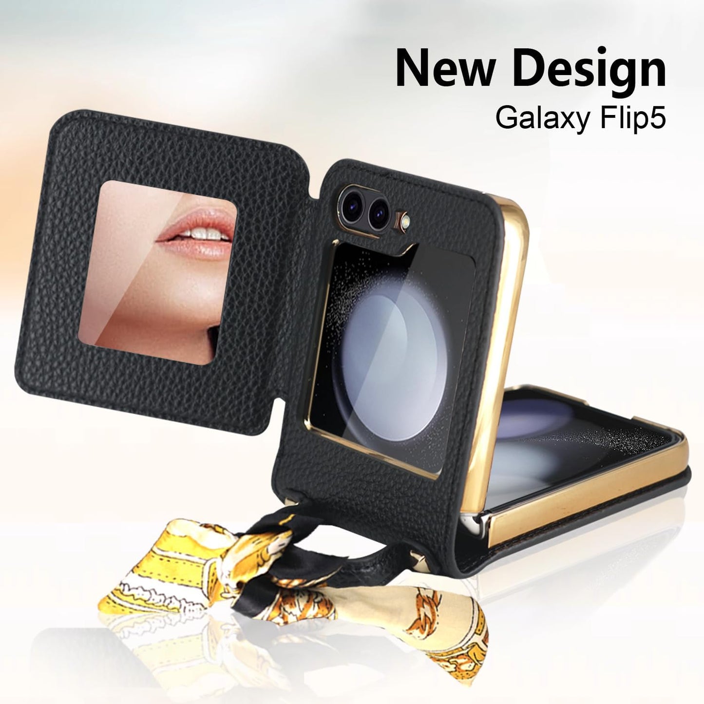 Samsung Luxusleder Galaxy Z Flip Case