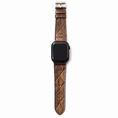 GLOSSY LEATHER APPLE WATCH BAND