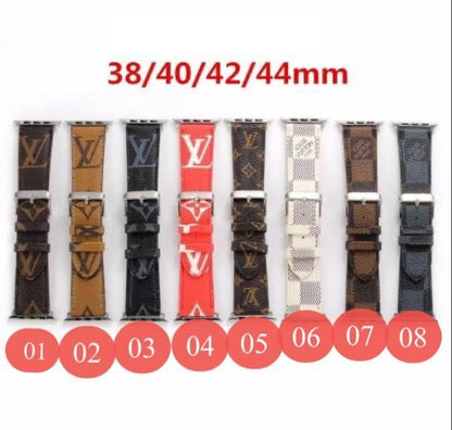 Chic LV Monogram Apple Watch Band