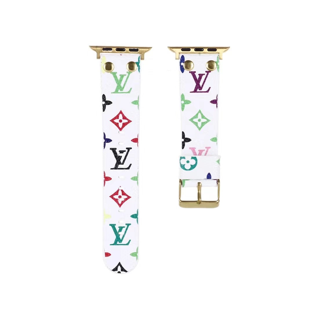 LV & GG Strap for Apple Watch Band