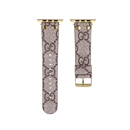 LV & GG Strap for Apple Watch Band