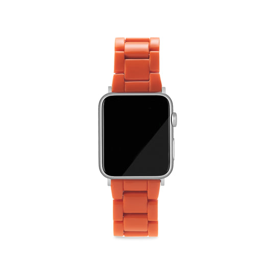 Cinturino Apple Watch in arancione brillante