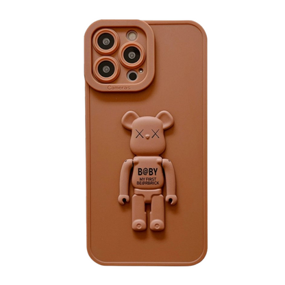 Classic Brown Bear 3D iPhone Case