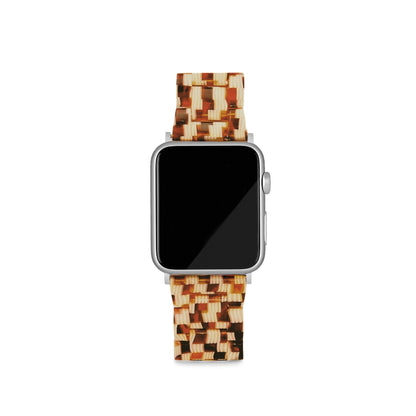 Apple Watch Band in Tortoise Checker