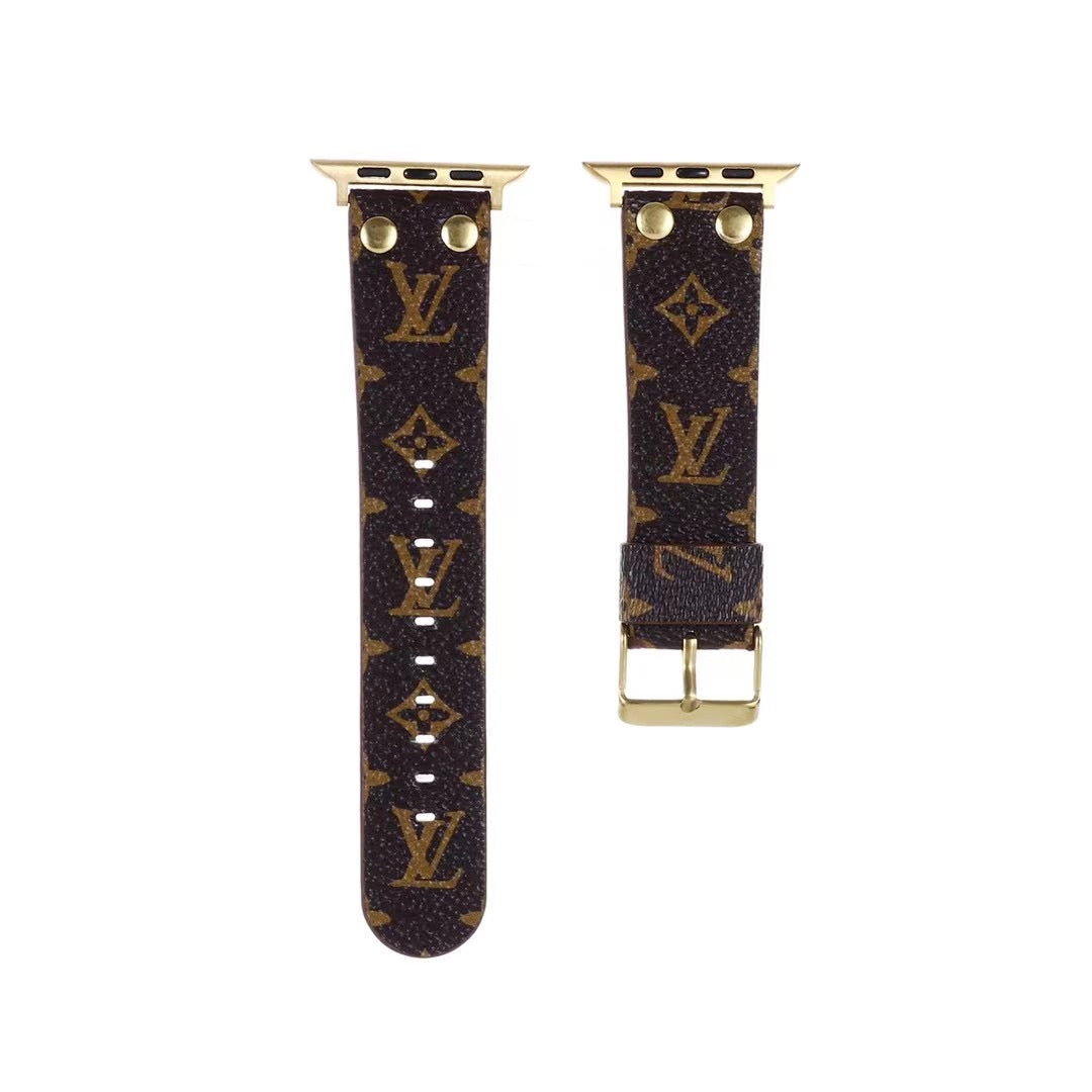 LV & GG Strap for Apple Watch Band