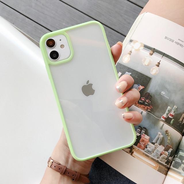 Clear Color Bumper iPhone Case