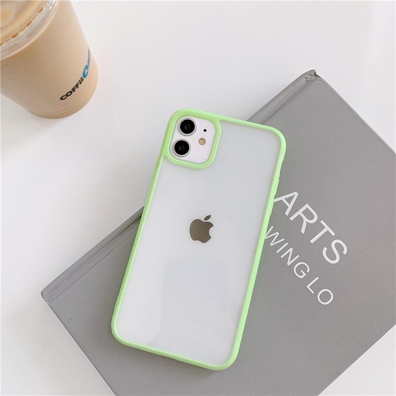 Clear Color Bumper iPhone Case