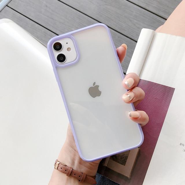 Clear Color Bumper iPhone Case