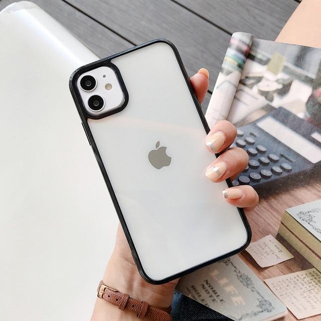 Clear Color Bumper iPhone Case