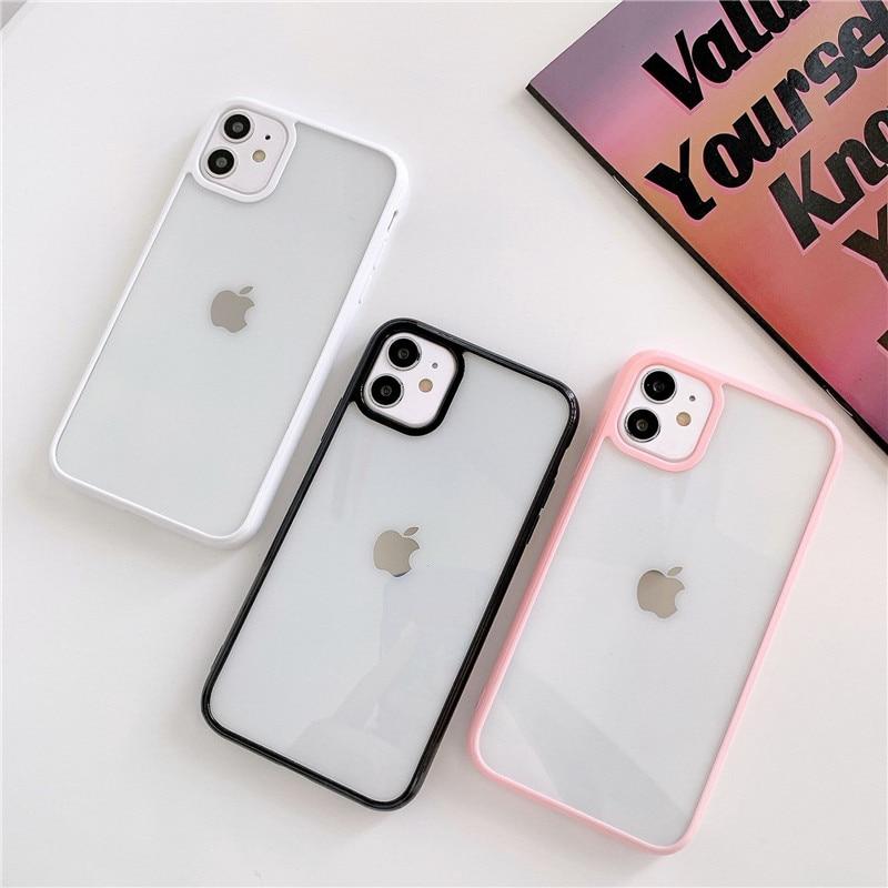 Clear Color Bumper iPhone Case