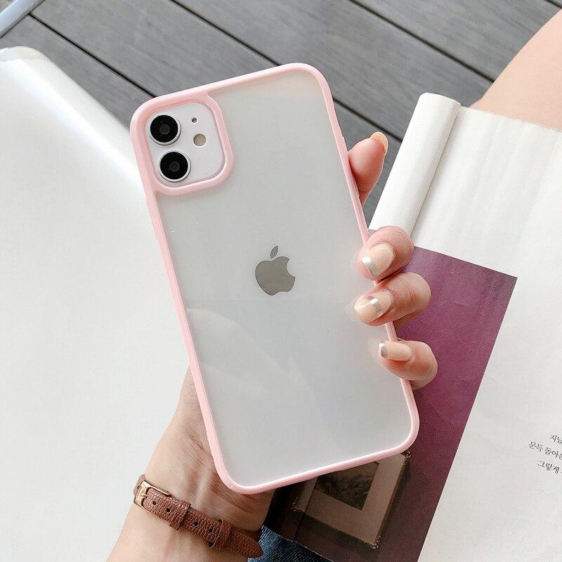 Clear Color Bumper iPhone Case