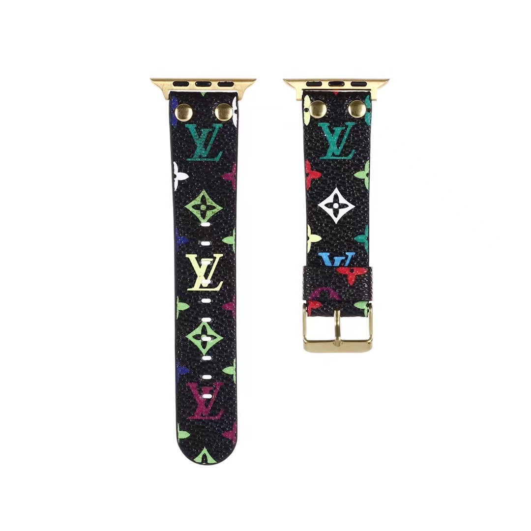 LV & GG Strap for Apple Watch Band