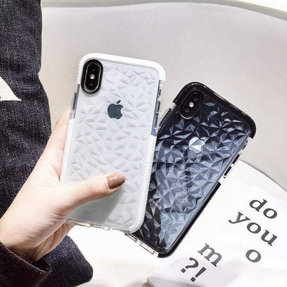 Custodia per iPhone con texture a diamante