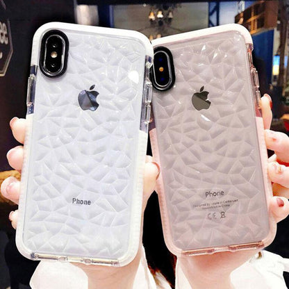 Custodia per iPhone con texture a diamante