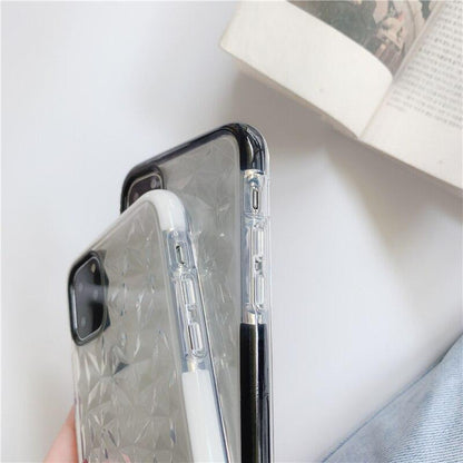 Custodia per iPhone con texture a diamante