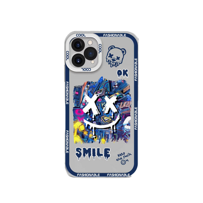 Custodia iPhone Blue Smile X Bear 