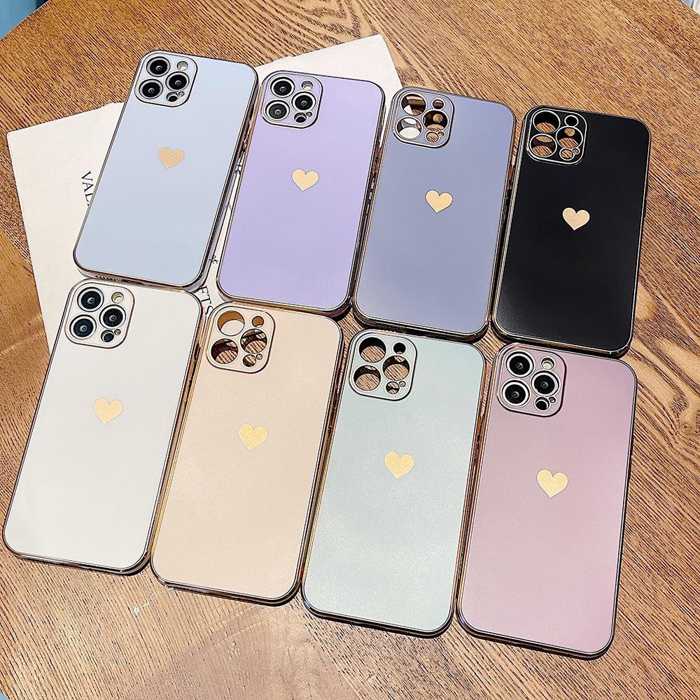 Custodia per iPhone con copertina intera Love Heart