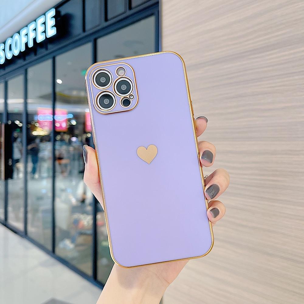 Custodia per iPhone con copertina intera Love Heart