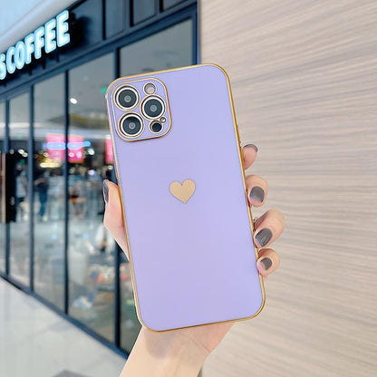 Custodia per iPhone con copertina intera Love Heart