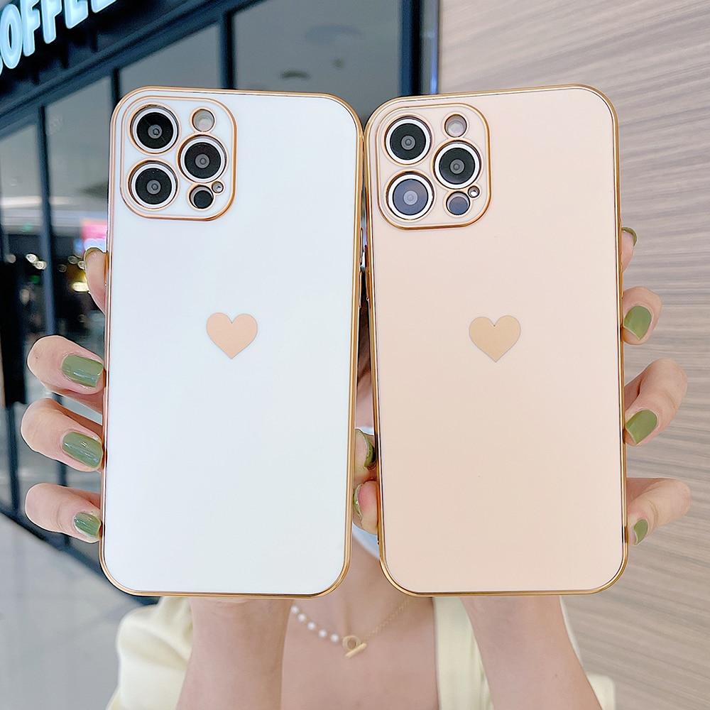 Custodia per iPhone con copertina intera Love Heart