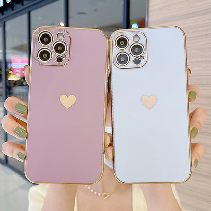 Custodia per iPhone con copertina intera Love Heart